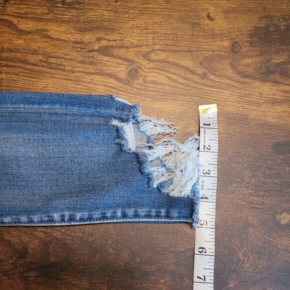 American Eagle Jeans 6 R Jegging Next Level Stretch Hi Rise Raw Hem - Picture 11 of 11